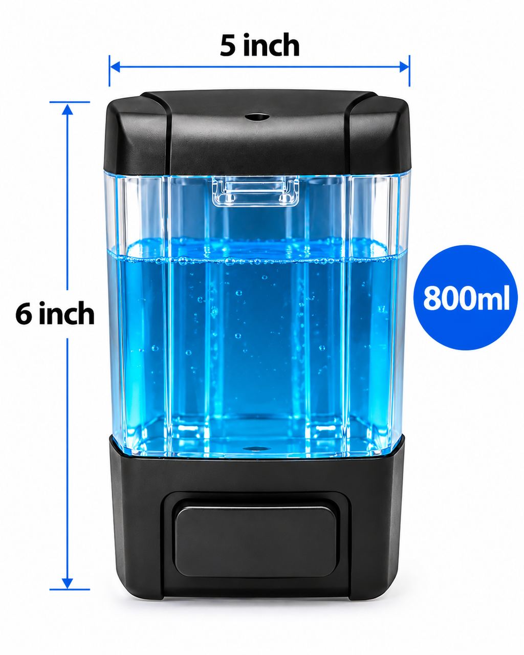 Plastic Soap Dispenser 800ml | Liquid Soap & Hand Wash Dispenser |MTC34013 | Malabar Nest