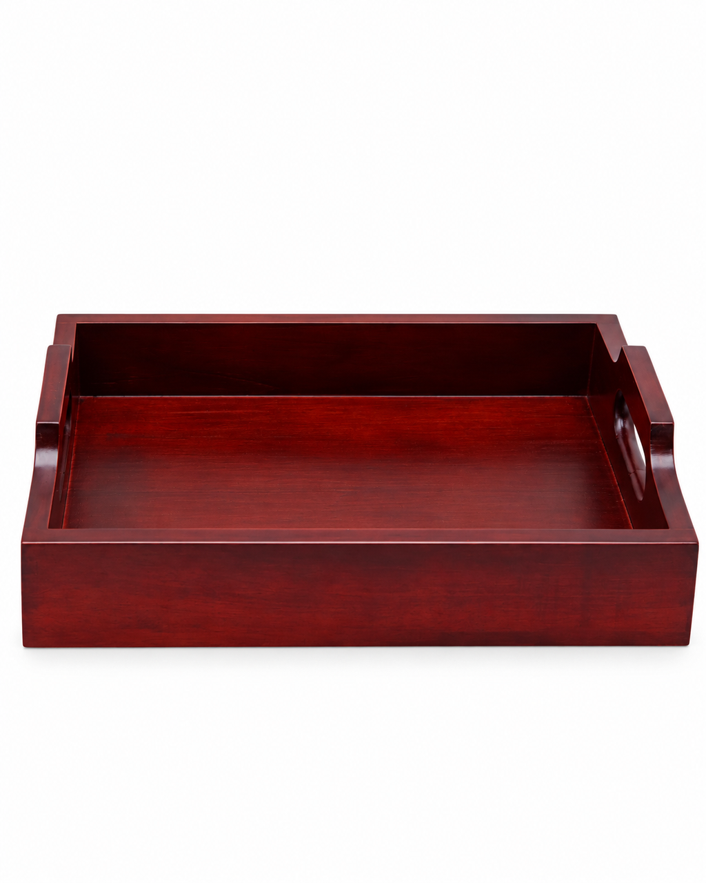 Wooden Serving Tray with Handles 12 × 10 Inch | Serving Tray | Malabar Nest