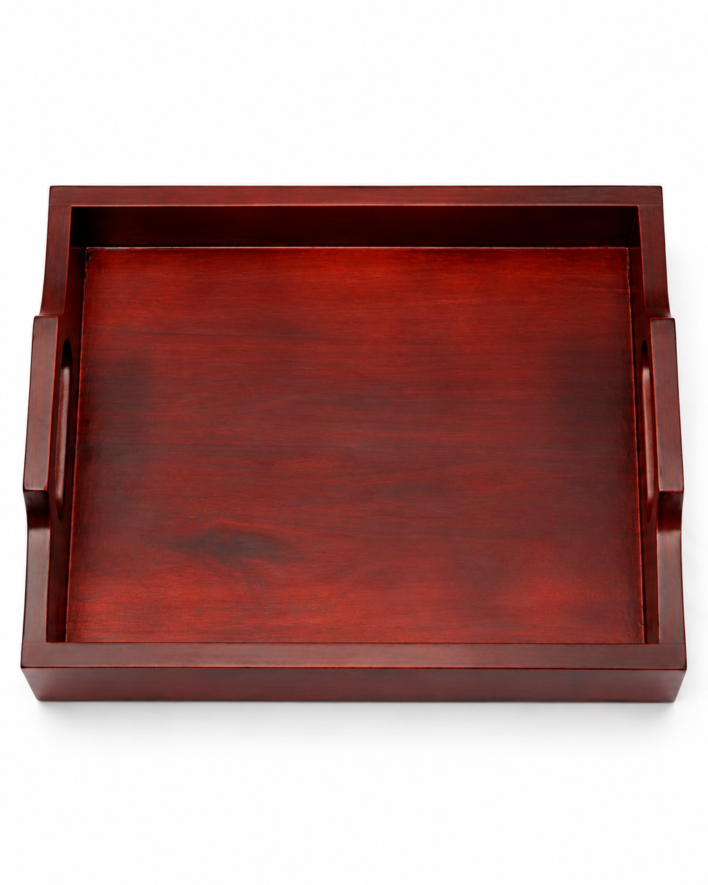Wooden Serving Tray with Handles 12 × 10 Inch | Serving Tray | Malabar Nest