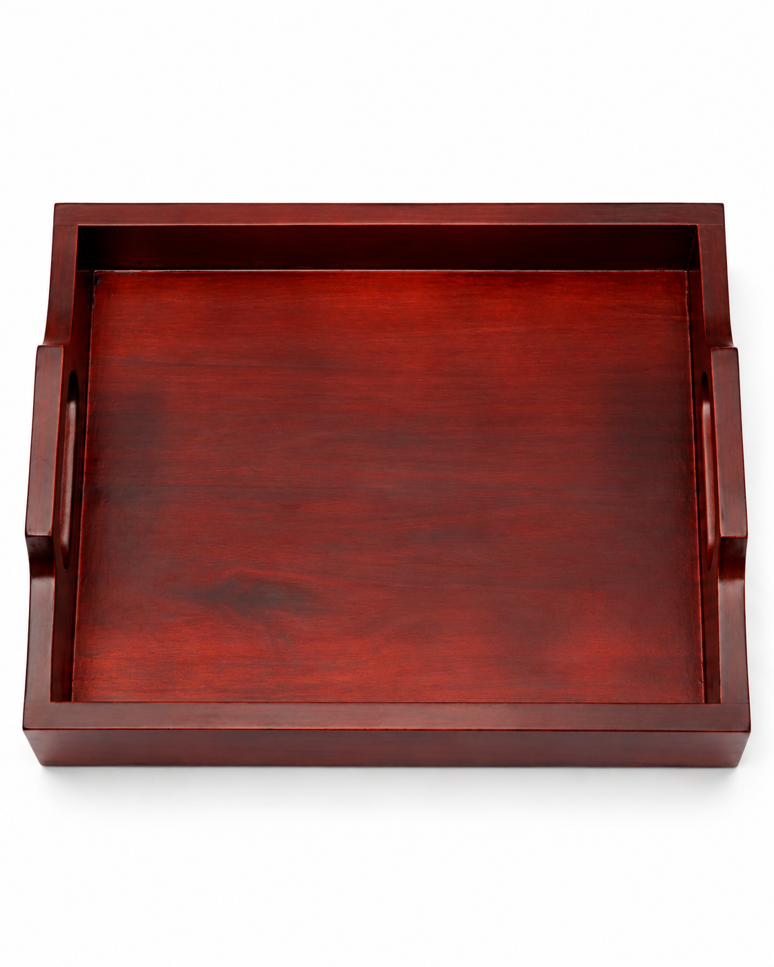 Wooden Serving Tray with Handles 12 × 10 Inch | Serving Tray | Malabar Nest