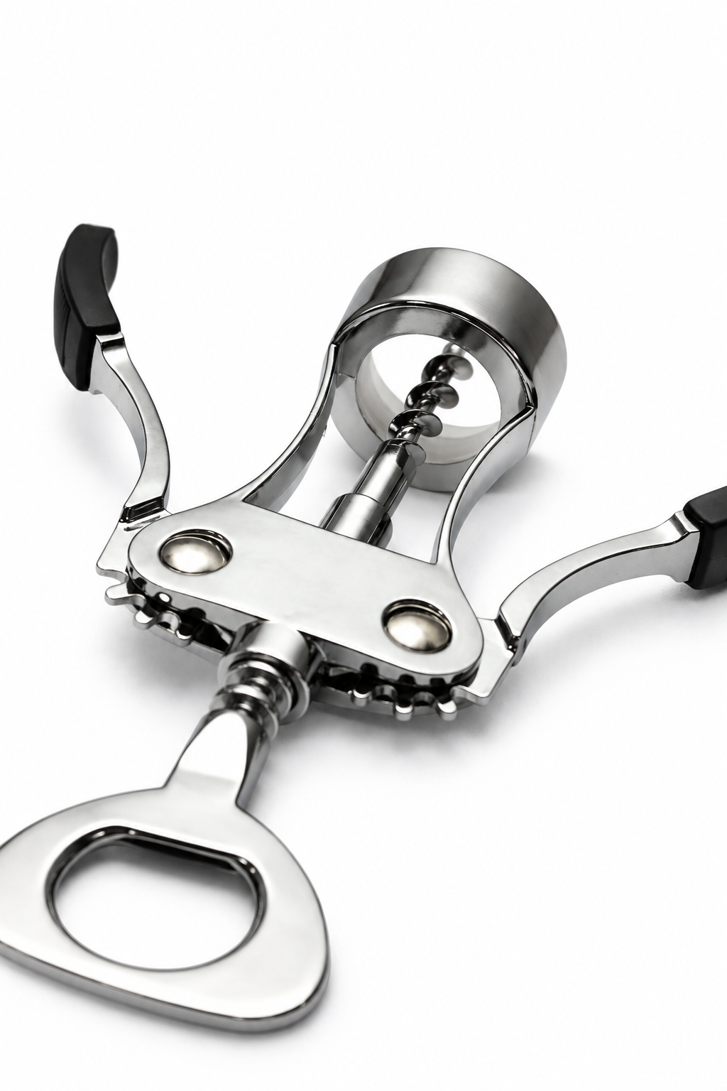 Stainless Steel Wine Bottle Opener | Manual Corkscrew Bottle Opener | MTC30749 | Malabar Nest