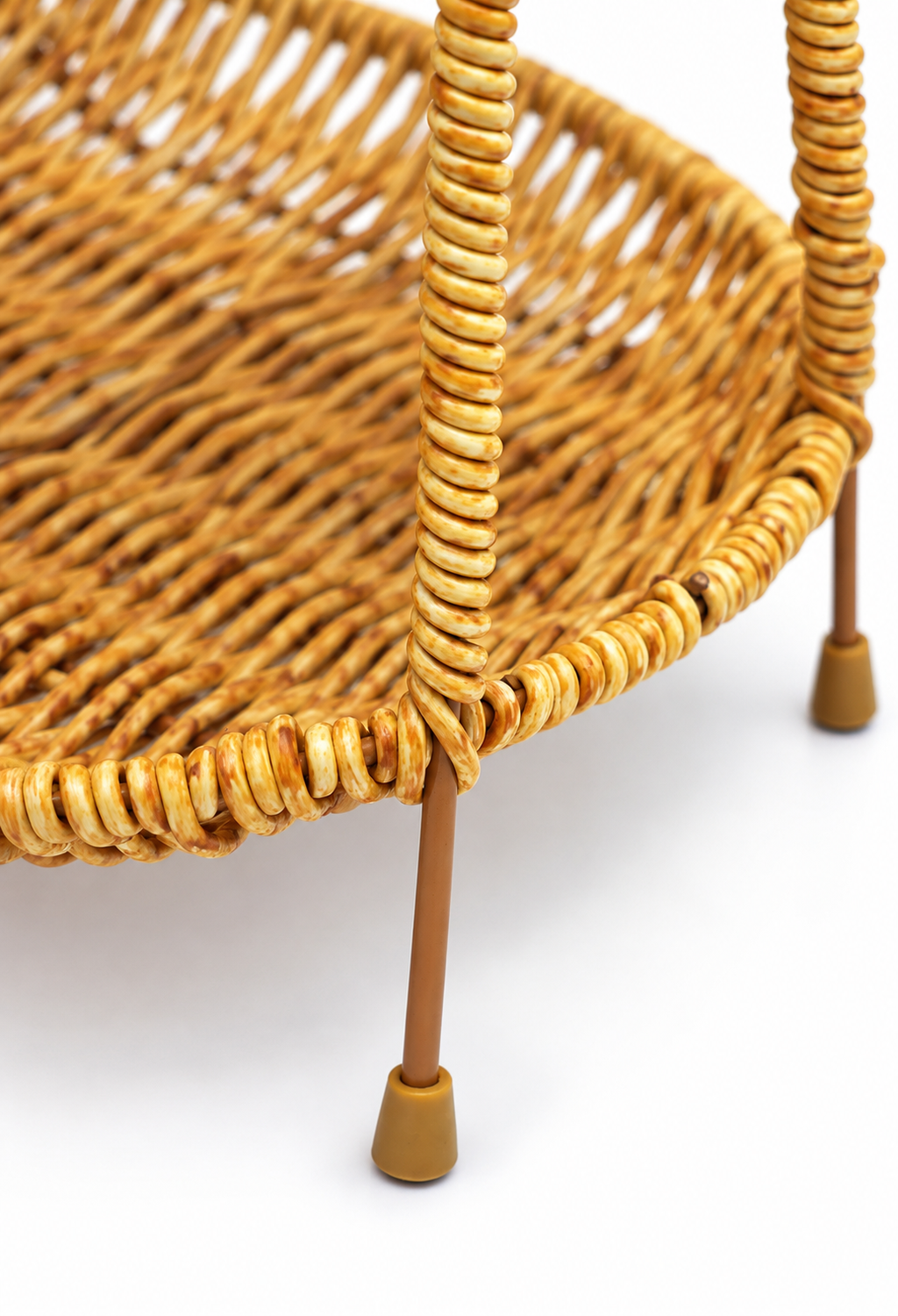 Rattan 2 Tier Fruit Basket – Decorative Fruit Display Stand |MTC34266| Malabar Nest