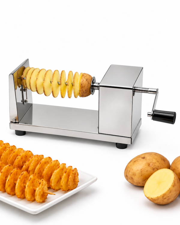 Manual Potato Spiral Slicer – Stainless Steel Potato Tornado Cutter | MTC26387 | Malabar Nest