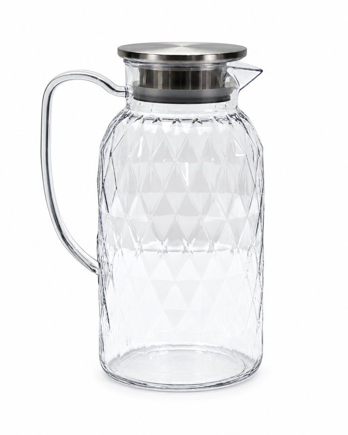 Acrylic Water Jug 2000ml | Clear Serving Jug for Home & Dining | MTC29933 | Malabar Nest