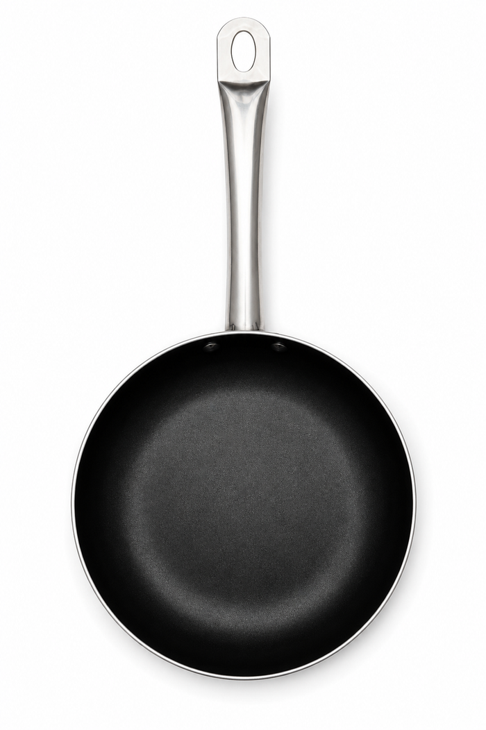 Non Stick Fry Pan with Stainless Steel Handle | Malabar Nest