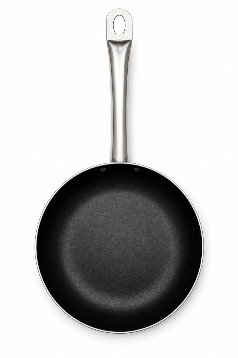 Non Stick Fry Pan with Stainless Steel Handle | Malabar Nest