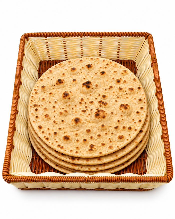 Rotti Basket Polyrattan Rectangular  | Bread & Chapati Serving Basket  | Dining Table Serveware | Malabar Nest