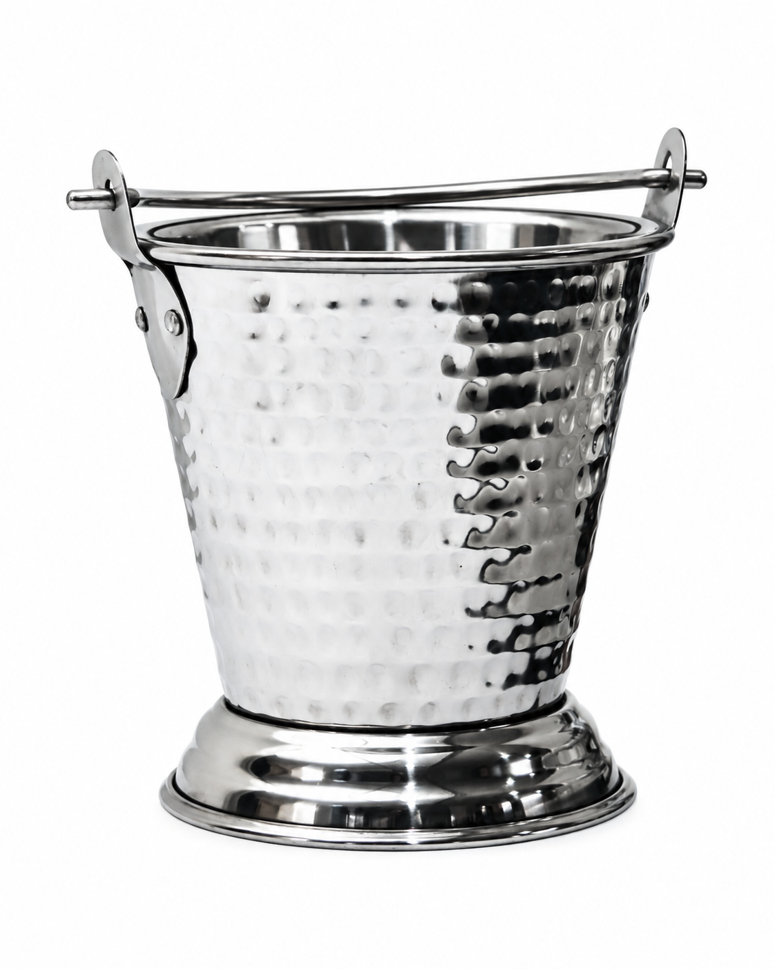 Stainless Steel Hammered Serving Bucket – Malabar Nest