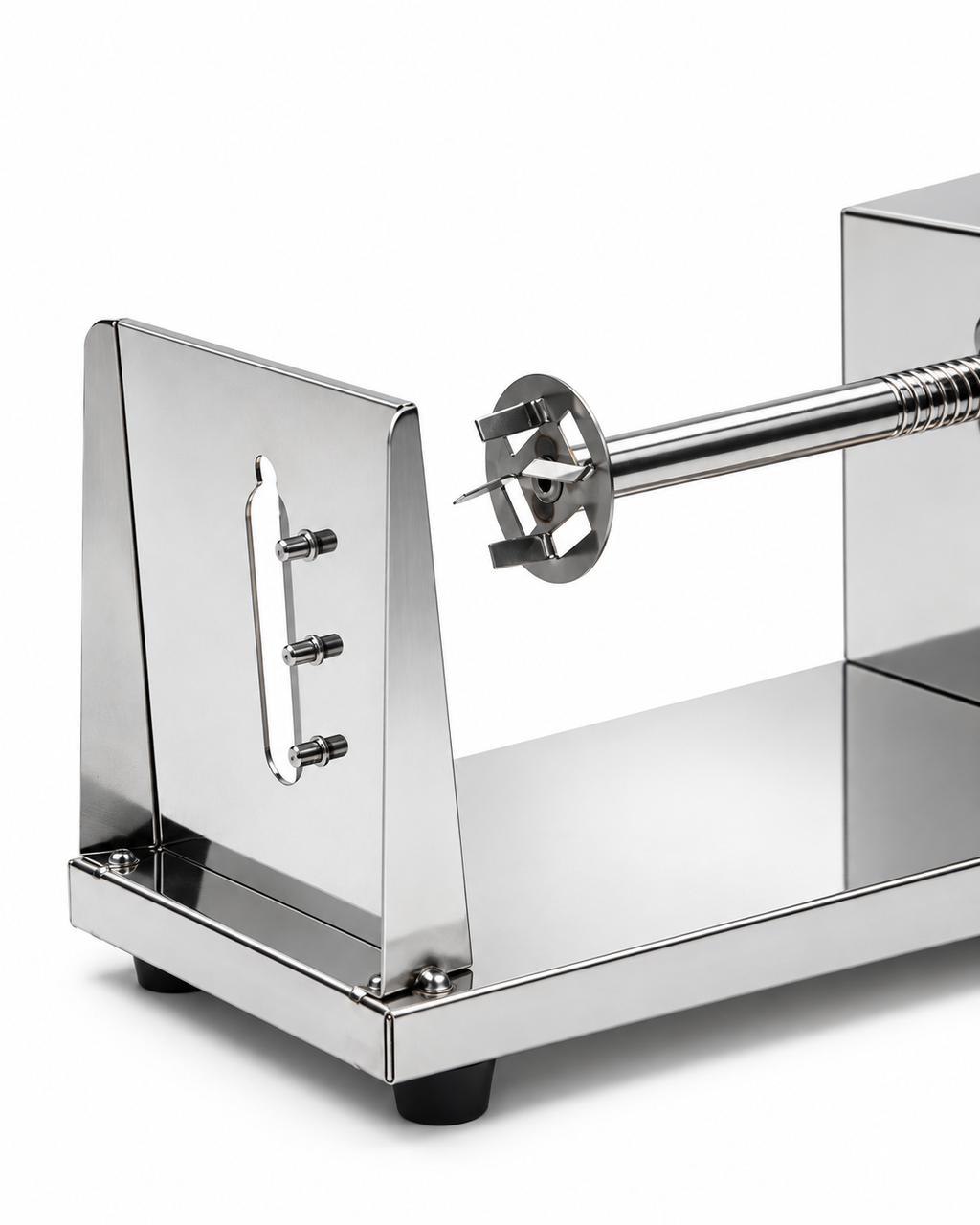 Manual Potato Spiral Slicer – Stainless Steel Potato Tornado Cutter | MTC26387 | Malabar Nest
