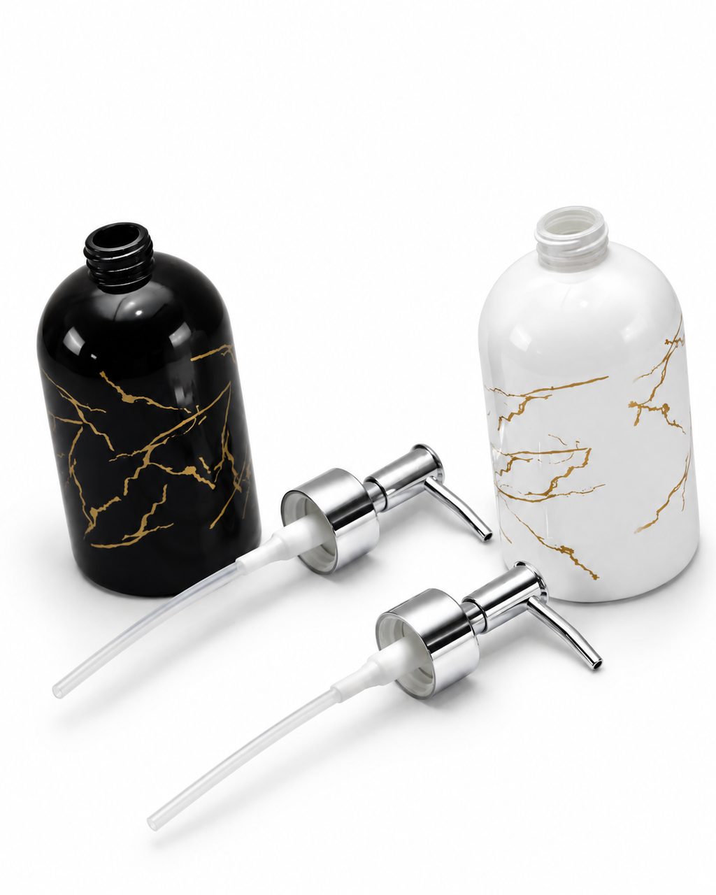 Glass Hand Wash Bottle with Pump Dispenser | Malabar Nest