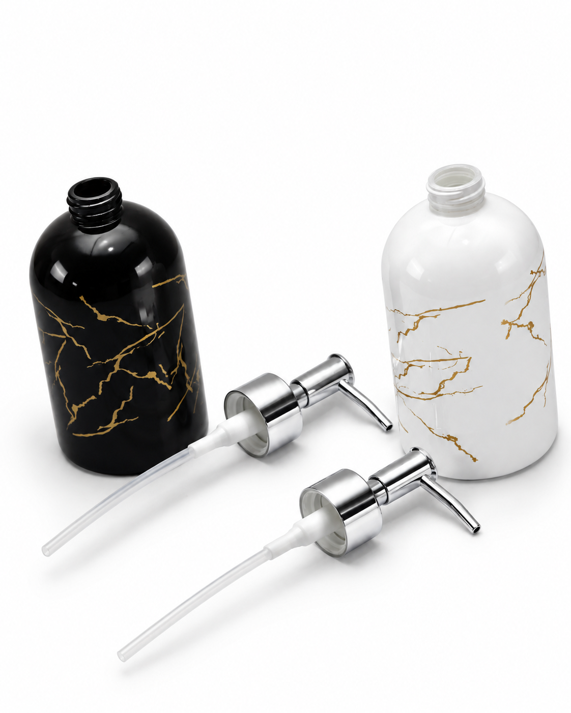 Glass Hand Wash Bottle with Pump Dispenser | Malabar Nest