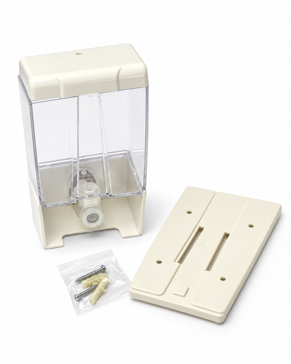 Plastic Soap Dispenser with Push Pump | Wall-Mounted Liquid Soap Dispenser | MTC24731 | Malabar Nest