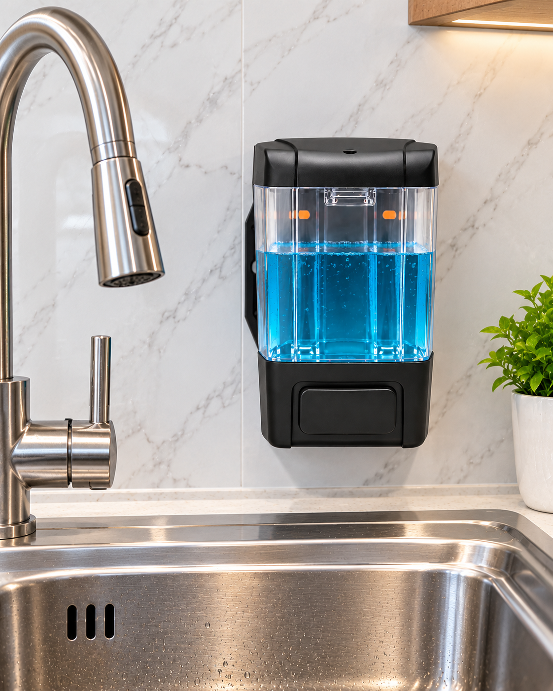 Plastic Soap Dispenser 800ml | Liquid Soap & Hand Wash Dispenser |MTC34013 | Malabar Nest