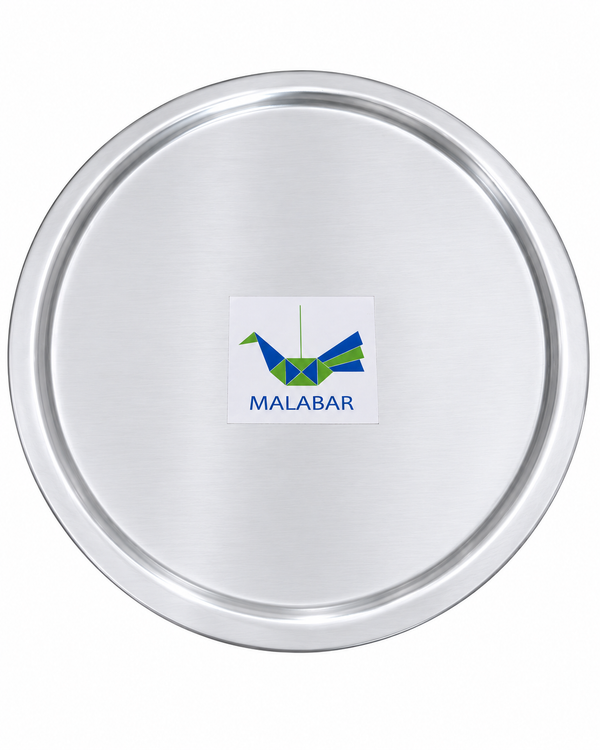 Aluminium Uruli Lid – Silver Round Cover for Aluminium Uruli | Malabar Nest