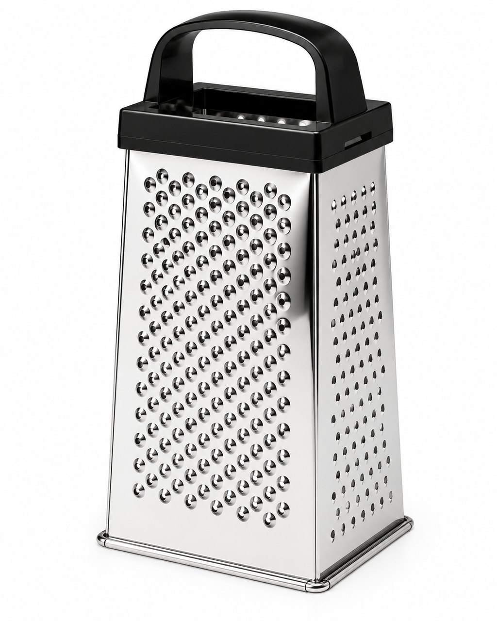 Stainless Steel Box Grater with 4 Sides & Handle |MTC27058 | Malabar Nest