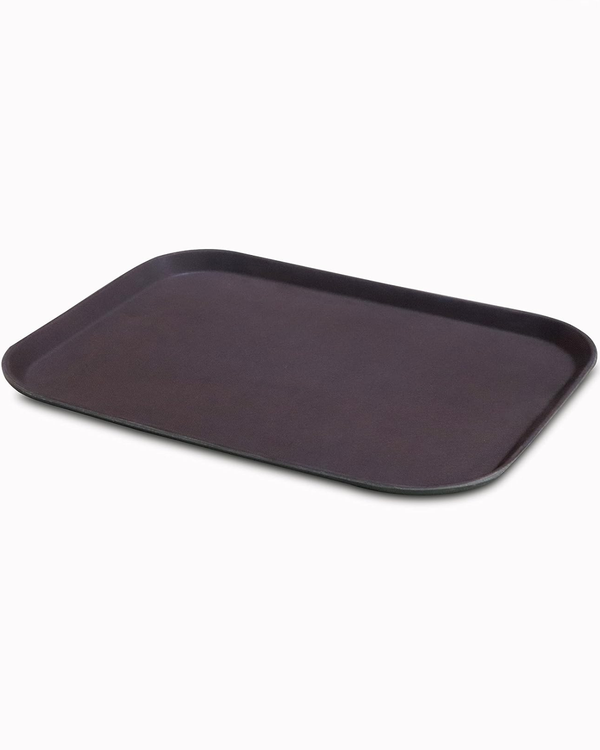 Fiber Anti-Skid Rectangular Serving Tray | Tea & Juice Tray | 16 x 12 & 18 x 14 Inch | Malabar Nest
