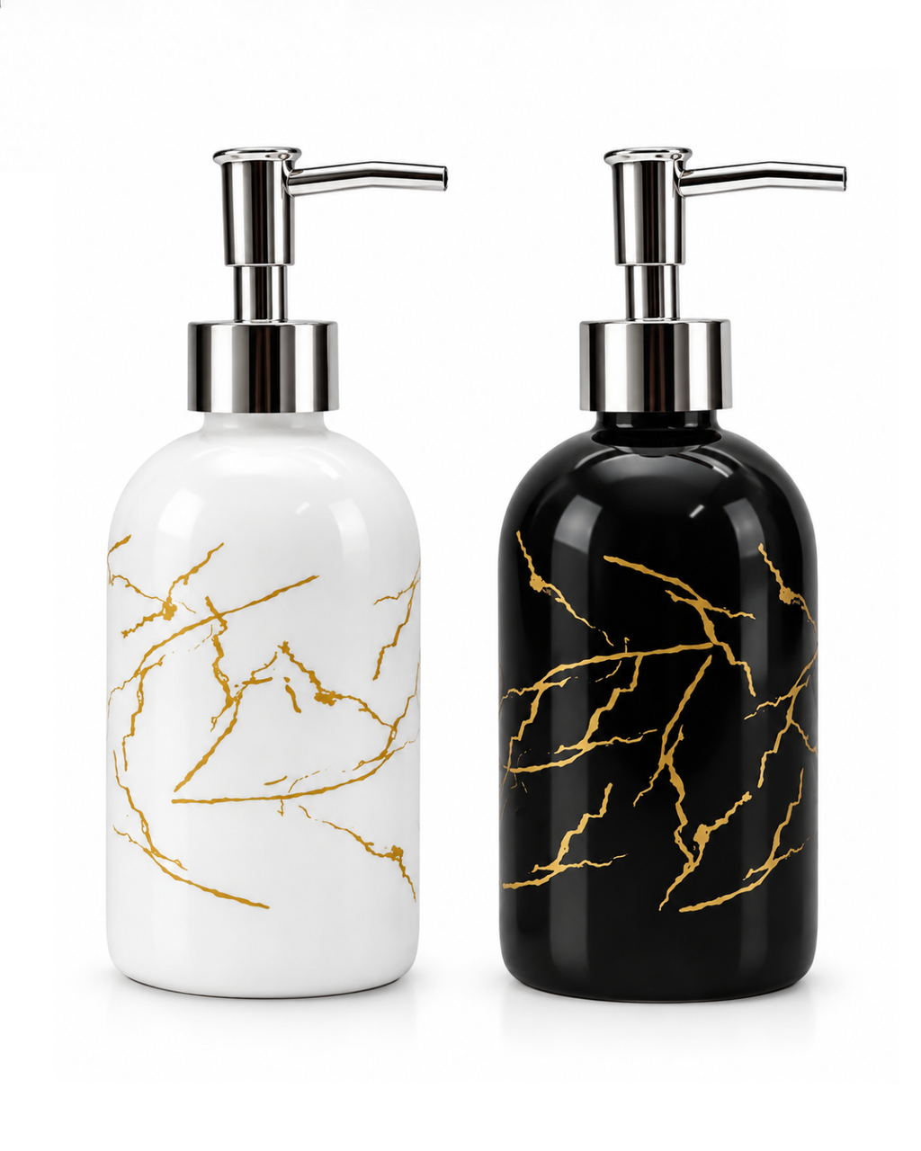 Glass Hand Wash Bottle with Pump Dispenser | Malabar Nest
