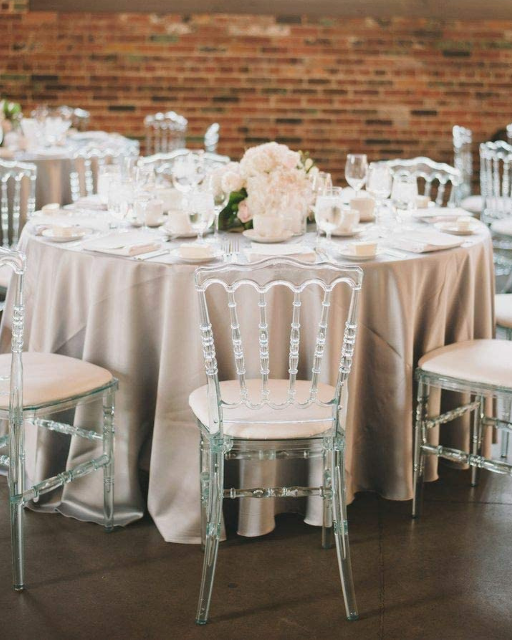 Transparent Acrylic Chiavari Crystal Stacking Napoleon Chair Pack of 4 – Malabar Nest