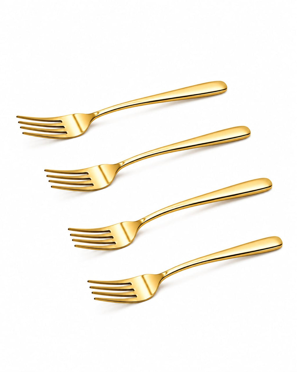 Fork STL Dessert Classic Premium Gold – 6 Piece Set | MTC32463| Malabar Nest
