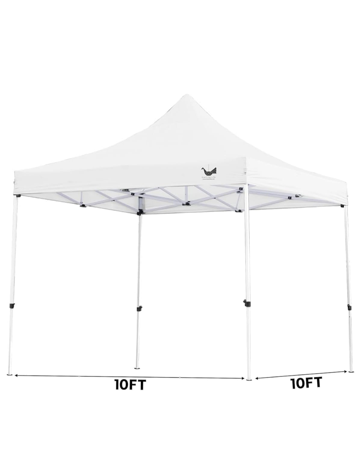 10ft x 10ft Premium Pop-Up Canopy Tent  | Waterproof Event Gazebo
