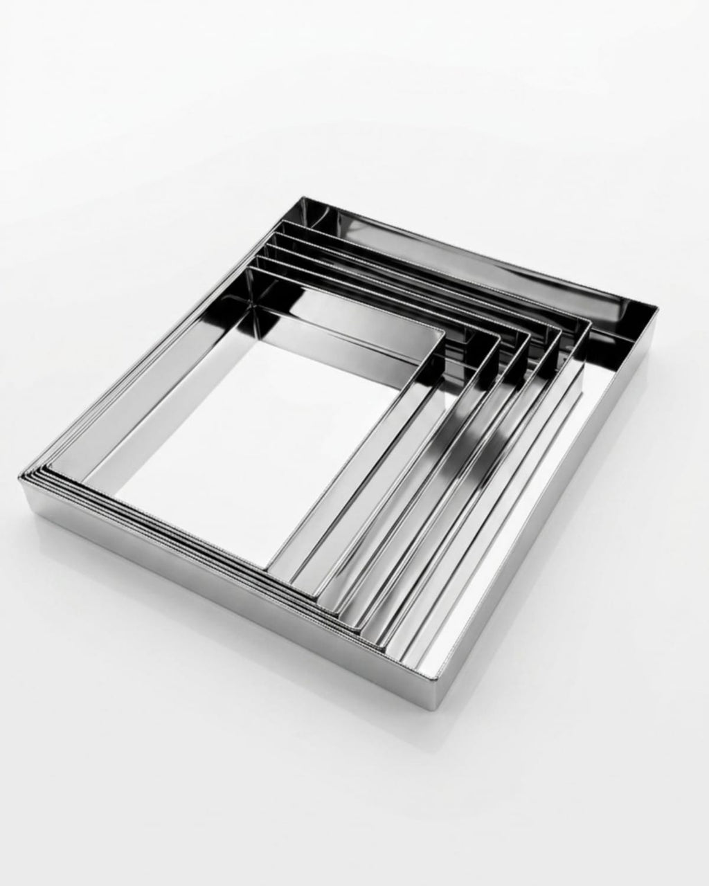 Premium Stainless Steel Sweet Tray Square | Malabar Nest
