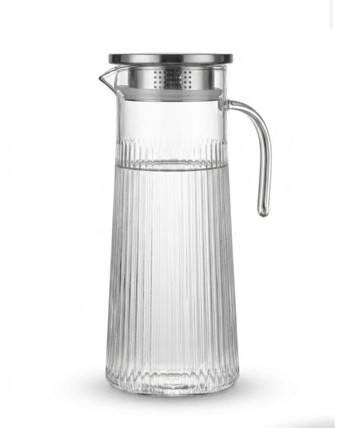 Premium Acrylic Water Jug with Stainless Steel Lid | Malabar Nest
