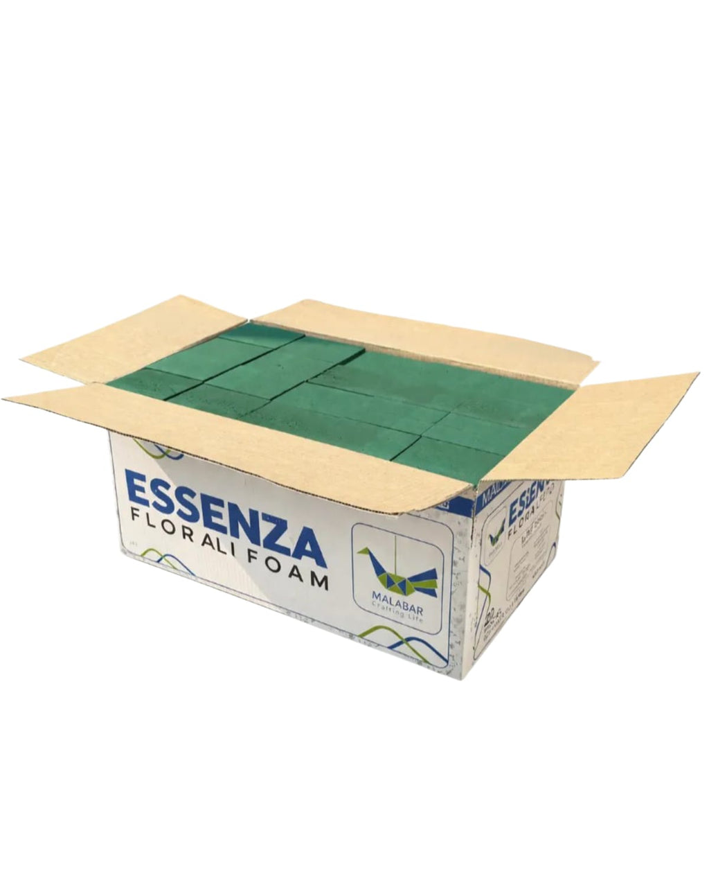 Essenza Premium Floral Foam Bricks (20 Bricks Box) | Fresh Flower Arrangement Foam | Malabar Nest