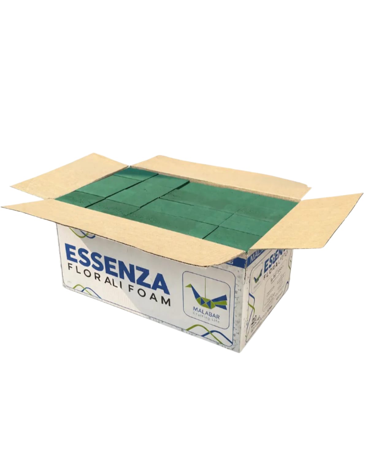 Essenza Premium Floral Foam Bricks (20 Bricks Box) | Fresh Flower Arrangement Foam | Malabar Nest