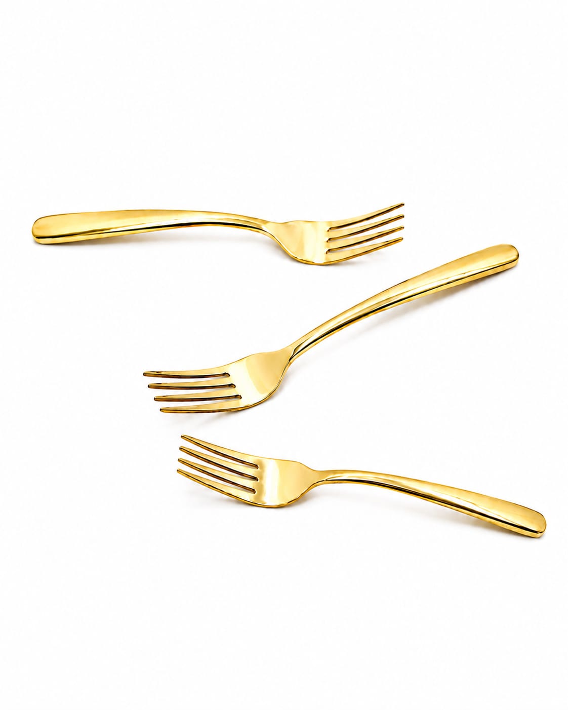 Fork STL Dessert Classic Premium Gold – 6 Piece Set | MTC32463| Malabar Nest
